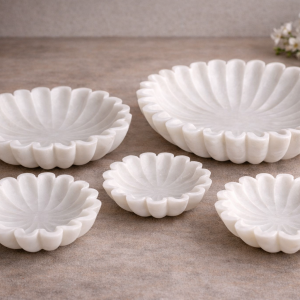Artisan Marble Lehriya Urli Bowl – DD00106