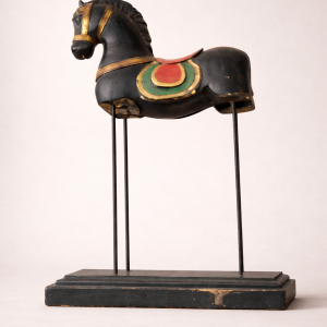 Artisan Heritage Painted Horse on Stand - DD00139