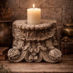 Heritage Reclaimed Pillar Candle Stand - DD00145