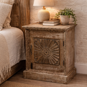 Handcrafted Heritage Bedside Cabinet – DD0041
