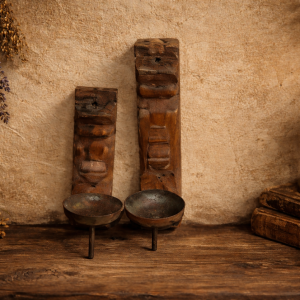 Artisan Heritage Pillar Candle Stand – DD0069