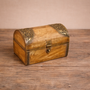 Brass-Inlaid Treasure Chest – DD0086