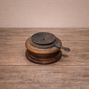 Antiquity Wood Pillar Candle Stand – DD0087